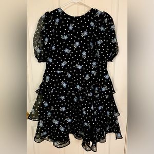 NWT Sandy Liang x Target Floral Print Short Sleeve Tiered Dress